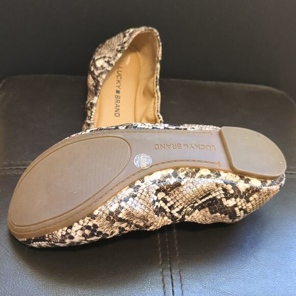 Lucky Brand Snakeskin Flats - Picture 5 of 6